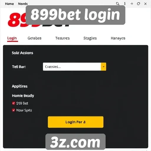 Como acessar o site 899bet login